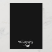 menu mariage noir (Dos)