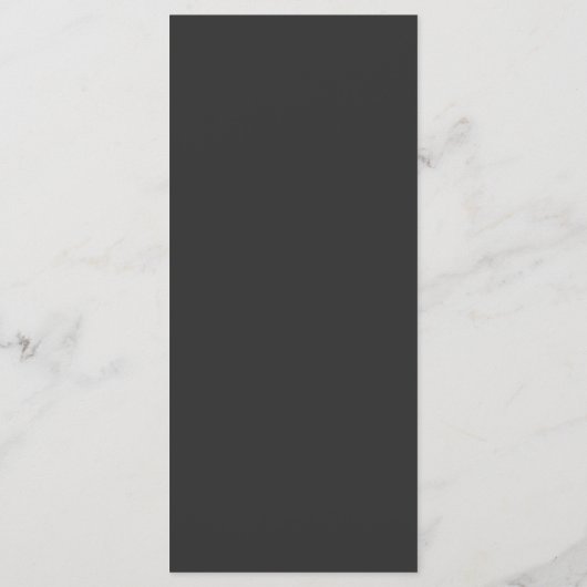 Menu Mariage noir et blanc minimaliste (Dos)