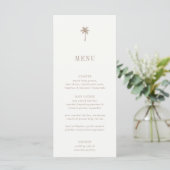 Menu Mariage OASIS Palm Tree (Debout devant)