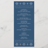 Menu Mariage occidental, carte de menu Rio Rancho (Devant)