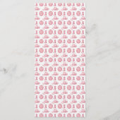 Menu Mariage Occidental Rose Boots (Dos)