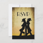 Menu Mariage occidental RSVP (Dos)