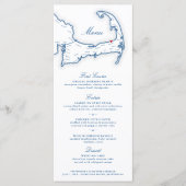 Menu Mariage Ocean Edge Resort Brewster (Devant)