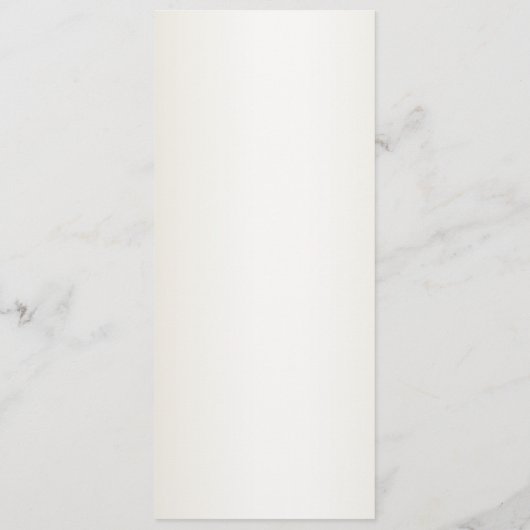 Menu Mariage Oiseaux blancs (Dos)