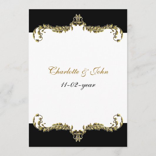 menu mariage or (Dos)