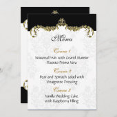 menu mariage or (Devant / Derrière)