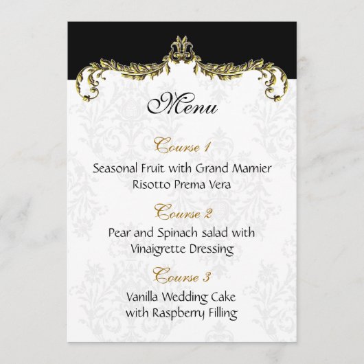 menu mariage or (Devant)