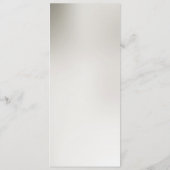 Menu Mariage or décoratif (Dos)