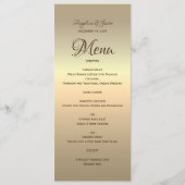 Menu Mariage or simple (Devant)