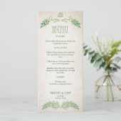 Menu Mariage Pagan Celtic Antlers (Debout devant)