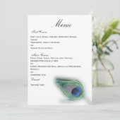 menu mariage paon (Debout devant)