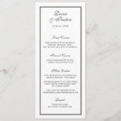Menu Mariage Pearl Shimmer (Devant)