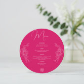 Menu Mariage Peony Elegance (Debout devant)