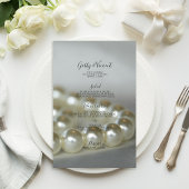 Menu Mariage Perles Blanches