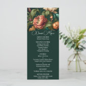 Menu Mariage Pétales Fleurs (Debout devant)