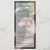 Menu Mariage photo de script élégant moderne (Devant)