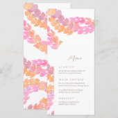 Menu Mariage Pikake (Devant / Derrière)