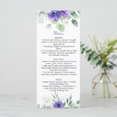 Menu Mariage Purple Anemones et Verdure (Debout devant)