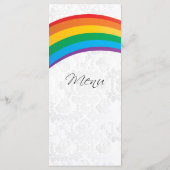 Menu Mariage Rainbow Gay (Dos)