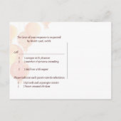 Menu Mariage Red Lanterns Choix RSVP (Dos)