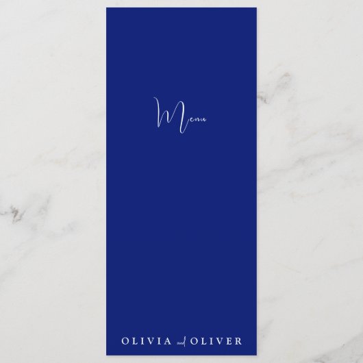 Menu Mariage Ressort (Dos)