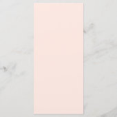 Menu Mariage Rétro Peach Bright & Bold  (Dos)