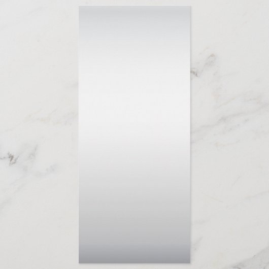 Menu Mariage Rose Argent Blanc Floral (Dos)