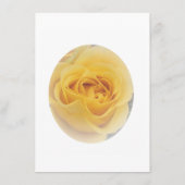 Menu Mariage Rosebud jaune (Dos)