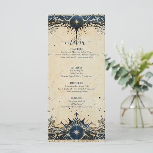 Menu Mariage royal de la Numérique (Debout devant)