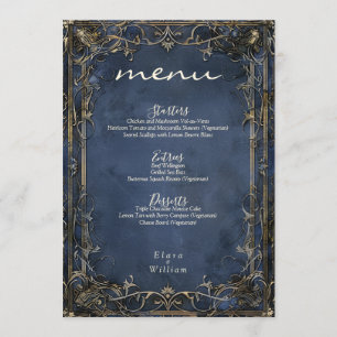 Menu Mariage royal de la Numérique