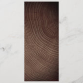 Menu Mariage rustique (Dos)