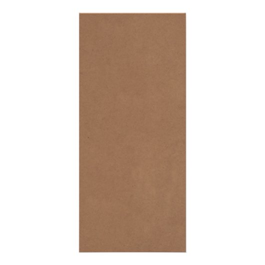 Menu Mariage Rustique Kraft String Lights (Dos)