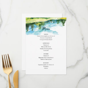 Menu Mariage Rustique Mountain