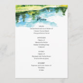 Menu Mariage Rustique Mountain (Devant)
