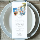Menu Mariage Santorini Grèce