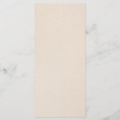 Menu Mariage Serif moderne en bleu Dusty (Dos)