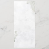 Menu Mariage Simple Elegance (Dos)