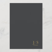 Menu Mariage Simple Elegance ID1022 (Dos)