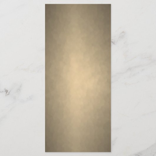 Menu Mariage simple élégant d'or blanc (Dos)