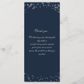 Menu Mariage Starry Sky (Dos)