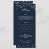 Menu Mariage Starry Sky (Devant / Derrière)