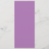 Menu Mariage Sunny Spring Lavender Iris (Dos)