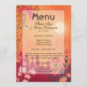 Menu Mariage Sunset Serenade Pedestal (Devant)