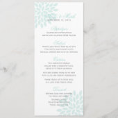 Menu Mariage Sweet Dahlias (Devant)