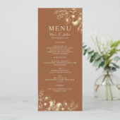 Menu Mariage Terracotta (Debout devant)