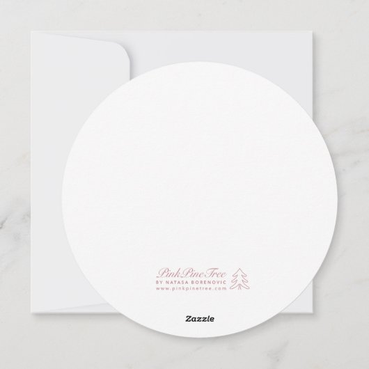 Menu Mariage Tour Whimsical Blush Rose Wavy Frame (Dos)