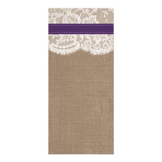 Menu Mariage Tournesol Rustique (Dos)