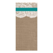 Menu Mariage Tournesol Rustique (Dos)