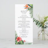 Menu Mariage Tropical Vibrant (Debout devant)