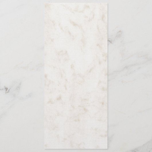 Menu Mariage Turquoise Rustic Seashell (Dos)